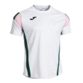Koszulka tenisowa Joma Corta Montreal 2025 biała/zielona męska