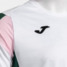 Koszulka tenisowa Joma Corta Montreal 2025 biała/zielona męska