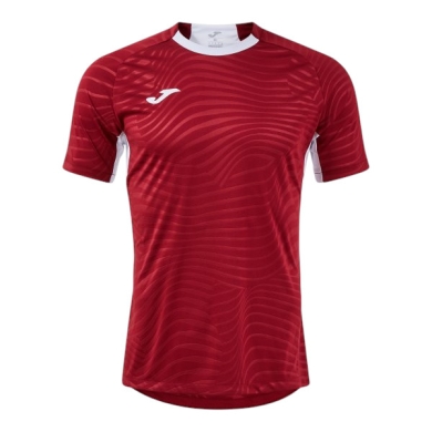 Koszulka treningowa Joma Kick Pro (elastyczny materiał, lekka, oddychająca) bordowa/biała męska