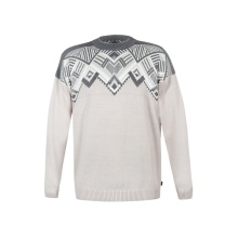 Sweter Kama Pullover 4068 (mieszanka wełny merino) beżowy męski