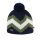 Czapka Strickmütze (z pomponem) A179 Merino - granatowa/zielona/biała - 1 sztuka