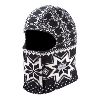 Kama Sturmhaube DW22 (wiatroszczelna, oddychająca, bardzo ciepła) - czarno-biała - 1 sztuka
