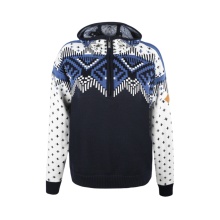 Kama bluza z kapturem Kamakadze 5057 Half Zip (mieszanka wełny merino) granatowa damska