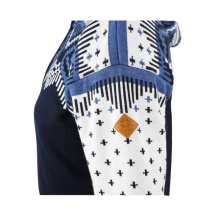 Kama bluza z kapturem Kamakadze 5057 Half Zip (mieszanka wełny merino) granatowa damska