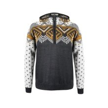 Kama bluza z kapturem 5057 Kamakadze Half Zip (mieszanka wełny merino) grafitowa szara damska