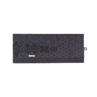 Opaska Kama C41 (wełna merino) - grafitowo-szara - 1 sztuka