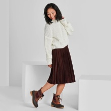 Kamik Zimowe Buty Sienna Mid wodoodporne jasnobrązowe damskie