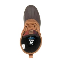 Kamik Zimowe Botki Sienna Mid 2 Skórzane - Wyprodukowano w Kanadzie - ciemnobrązowe Damskie