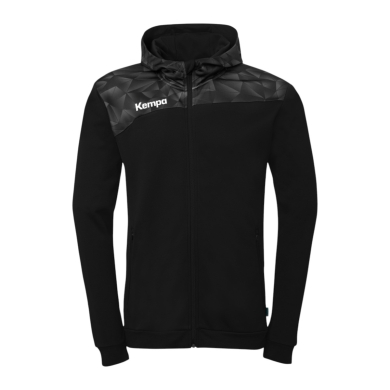 Kurtka z kapturem Kempa Athletics 29 (100% poliester) czarna męska