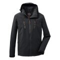 Killtec Softshell jacket with detachable hood (fleece lining, water-repellent) 00200 czarny męski