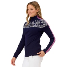 Sweter Krimson Klover Pullover Summit 2.0 Zip Neck (wełna merino) granatowy damski