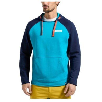 La Sportiva Bluza z kapturem Telendos Hoody (Bawełna) tropikalnoniebieski/głęboki niebieski Mężczyźni