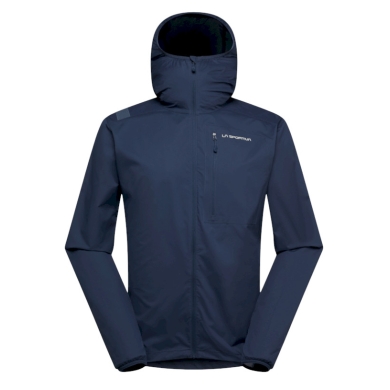 Kurtka wspinaczkowa La Sportiva Wall Breeze Stretch (górska, wiatroszczelna, lekka) ciemnoniebieska męska