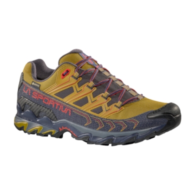 Buty biegowe La Sportiva Ultra Raptor II GTX (wodoodporne) w kolorze żółto-sawannowym/ciemnoniebieskim dla mężczyzn