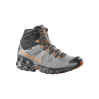 Buty trekkingowe La Sportiva Ultra Raptor II Mid Leather GTX (Fast-Hiking, skóra nubukowa, wodoodporne) szare męskie