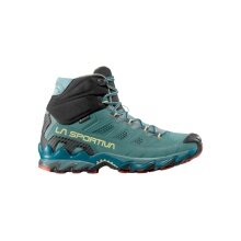 Buty biegowe La Sportiva Ultra Raptor II Mid Leather GTX (skóra nubukowa, wodoodporne) zielono/czarne damskie