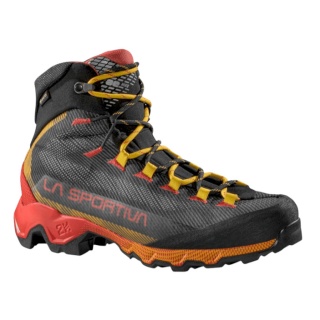Buty trekkingowe La Sportiva Aequilibrium Hike GTX (wodoodporne) w kolorze węgorzowym/żółtym dla mężczyzn