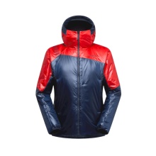 La Sportiva Kurtka zimowa Alpine Guide Primaloft Hoody (Primaloft®Gold, ciepła) 2025 ciemnoniebieska/czerwona męska