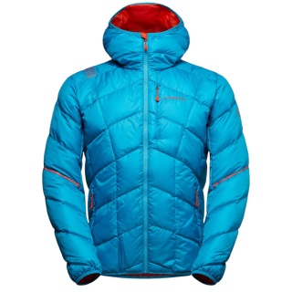 Kurtka Zimowa La Sportiva Pinnacle Down (lekka, izolacja cieplna, skitouring) niebiesko/czerwona dla Mężczyzn