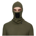 Le Bent Wielofunkcyjna chusta (ochraniacz na szyję) Midweight Mesh Balaclava ciemnozielona