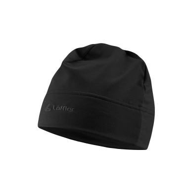 Czapka Löffler (Beanie) Tech-Stretch Fleece - czarna