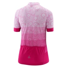 Löffler Koszulka rowerowa Bike Jersey HZ Components (Half-Zip, lekka, szybkoschnąca) magenta/pink Damska