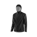 Kurtka z kapturem Löffler Hooded WPM Pocket (odporna na wodę, wiatroszczelna) czarna męska