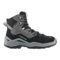 Lowa buty trekkingowe Wandax Mid GTX (skóra zamszowa/syntetyk, wodoodporne) czarne/szare dziecięce