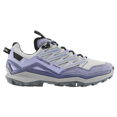 Lowa buty trekkingowe Maddox Pro Low (Fast-Hiking, tekstylia/synteza) szare/purpurowe damskie