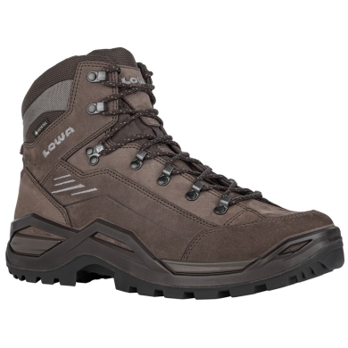 Lowa buty trekkingowe Renegade Evo Mid GTX (wszechstronne, nubuk, wodoodporne) espressobrunatny/zieleń męskie