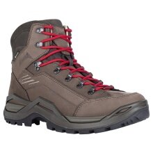 Lowa buty trekkingowe Renegade 100-lecie GTX Mid (wszechstronne, skóra nubukowa, wodoodporne) espressobrunatny/czerwony męskie