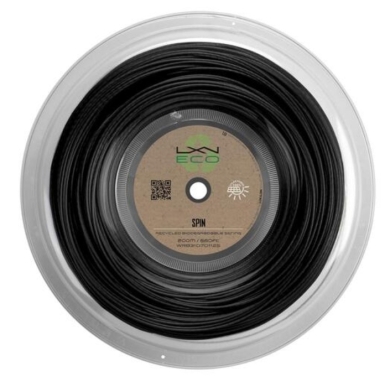 Luxilon struna tenisowa Eco Spin 1.25 (trwałość + spin) czarna 200m rolka