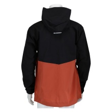 Mammut Kurtka turystyczna Alto Guide Hardshell z kapturem (oddychająca, wodoodporna, bez PFC) ceglastoczerwona/czarna Męska