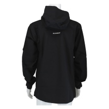 Kurtka trekkingowa Mammut Hardshell Ducan Guide HS z kapturem (lekka, wodoodporna, 3-warstwowy laminat) czarna męska