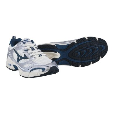 Mizuno buty biegowe MXR Sport srebrno-niebieskie