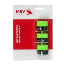 MSV Overgrip Prespi Absorb 0,6 mm (wchłanianie potu/komfort) zielony 3 szt.