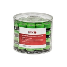 MSV Overgrip Prespi Absorb 0,6 mm (wchłanianie potu/komfort) zielony 60 sztuk w opakowaniu