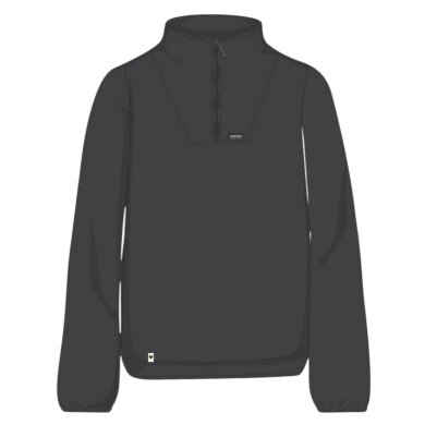 Maloja Fleecepullover MeltinaM (Half Zip, oddychający) czarny Damski