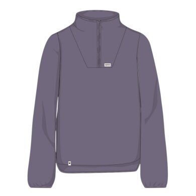 Maloja Fleecepullover MeltinaM (Half Zip, oddychający) fioletowy Damski