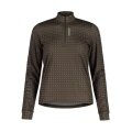 Maloja Halfzip-Długi rękaw SawangM Adventure Midlayer Shirt (ciepły, 4-kierunkowy stretch) brązowy Damski