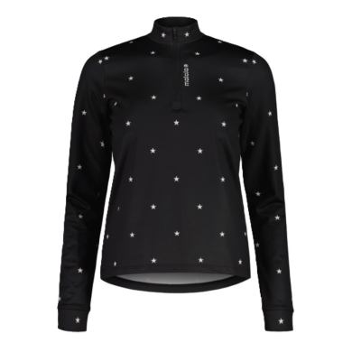 Maloja Halfzip-Długi rękaw koszulka SawangM Adventure Midlayer Shirt (ciepła, 4-kierunkowy stretch) czarna Damska