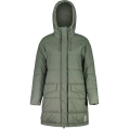 Maloja zimowy płaszcz FossanM Urban Puffer Coat (PrimaLoft® BIO133, wiatroszczelny) zielony Damski