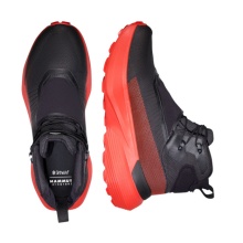 Buty trekkingowe Mammut Aenergy Ultra Mid GTX (Fast Hiking, wodoodporne) czarne/czerwone męskie