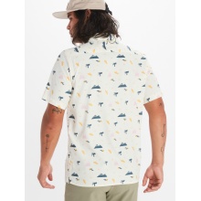 Marmot Koszulka podróżna/wędrówkowa Muir Camp (miękka, lekka tkanina, oddychająca) Krótki rękaw beżowa męska