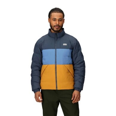 Kurtka zimowa Marmot Ares (ocieplana dzięki wypełnieniu puchowym, lekki materiał) niebiesko/miodowo-żółta męska
