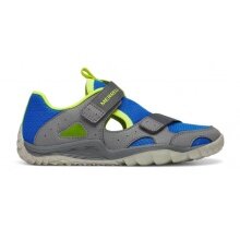 Buty Merrell Barfussschuhe Hydro Quest (rzep, wodoodporne) szare/lime/niebieskie dla chłopców