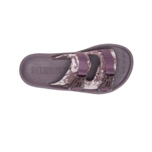 Merrell Sandal Hut Ultra Wrap (lekka i elastyczna podeszwa) burgundowa Damska