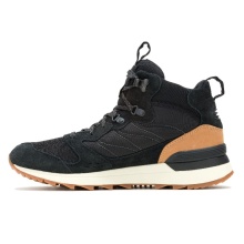 Merrell Sneaker Alpine 83 SNKR Recraft Mid WP (wodoodporny, zamsz/siatka) czarny męski