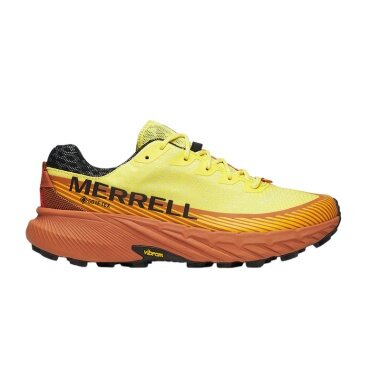 Buty biegowe Merrell Trail Agility Peak 5 GTX (wodoodporne, z płytą ochronną) żółto-brązowe męskie