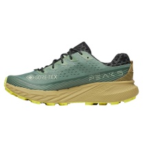 Buty biegowe Merrell Trail Agility Peak 5 GTX (wodoodporne, z płytą ochronną) teal/złoty męskie